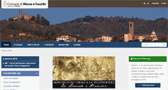Desktop Screenshot of comune.massa-e-cozzile.pt.it
